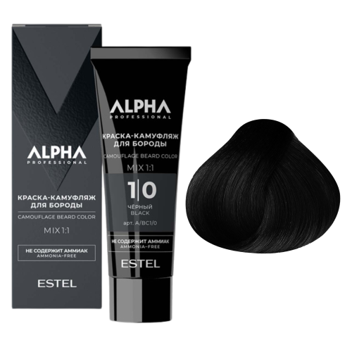 Краска-камуфляж для бороды ESTEL ALPHA PRO 1/0 (40 мл)