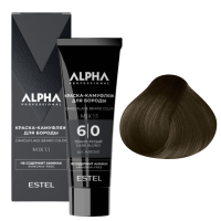 ESTEL ALPHA PRO Краска-камуфляж для бороды 6/0 (40 мл)