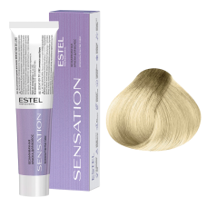 ESTEL SENSATION DE LUXE Безаммиачная краска для волос, 10/0 светлый блондин (60 мл) 