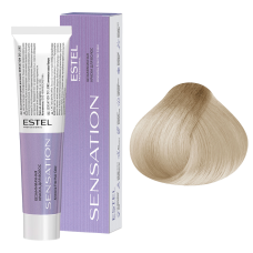 ESTEL SENSATION DE LUXE Безаммиачная краска для волос 10/17, светлый блондин пепельно-коричневый (60 мл) 