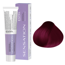 ESTEL SENSATION DE LUXE Безаммиачная краска для волос 4/65, шатен фиолетово-красный (60 мл)
