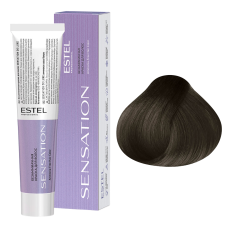ESTEL SENSATION DE LUXE Безаммиачная краска для волос 5/0, светлый шатен (60 мл) 