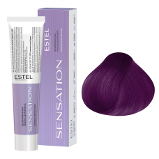 ESTEL SENSATION DE LUXE Безаммиачная краска для волос 6/61, тёмно-русый фиолетово-пепельный (60 мл)