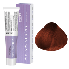 ESTEL SENSATION DE LUXE Безаммиачная краска для волос 7/44, русый медный интенсивный (60 мл)