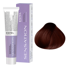 ESTEL SENSATION DE LUXE Безаммиачная краска для волос 7/5, русый красный (60 мл)