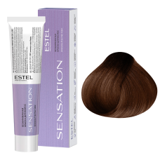 ESTEL SENSATION DE LUXE Безаммиачная краска для волос 7/75, русый коричнево-красный (60 мл)