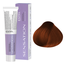 ESTEL SENSATION DE LUXE Безаммиачная краска для волос 8/4, светло-русый медный (60 мл)