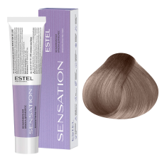 ESTEL SENSATION DE LUXE Безаммиачная краска для волос 8/76, светло-русый коричнево-фиолетовый (60 мл)