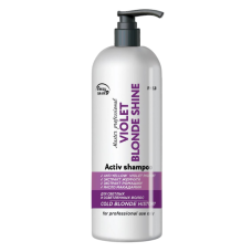FREZY GRAND VIOLET COLD BLONDE SHINE + violet pigment Шампунь для нейтрализации желтого оттенка (1000 мл)