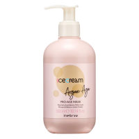 INEBRYA ICECREAM ARGAN AGE PRO-AGE MASK Маска для придания блеска волосам с аргановым маслом (300 мл)