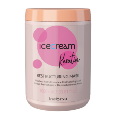 INEBRYA ICECREAM KERATIN RESTRUCTURING MASK Восстанавливающая кератиновая маска (1000 мл)