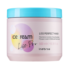 INEBRYA ICECREAM LISS PRO Разглаживающая маска для непослушных и пористых волос (500 мл)
