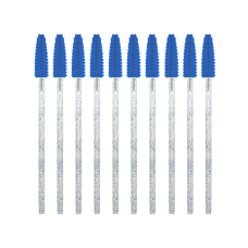 INNOVATOR COSMETICS Щеточки для ресниц и бровей одноразовые голубые с глиттером (10 шт)