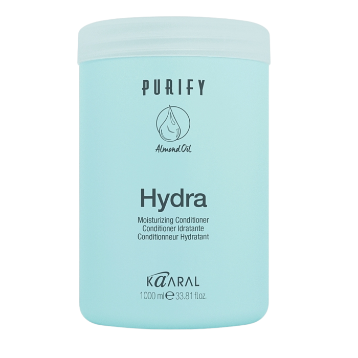 Kaaral Purify Hydra Conditioner Увлажняющий крем-кондиционер с протеинами рисового молочка и миндальным маслом (1000 мл)  Kaaral Purify Hydra Conditioner Увлажняющий крем-кондиционер с протеинами рисового молочка и миндальным маслом (1000 мл)