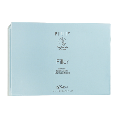 Kaaral Purify Filler Lotion Запечатывающий лосьон для волос с кератином и гиалуроновой кислотой (12х10 мл) 