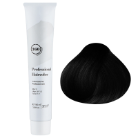 Kaaral 360 Permanent Haircolor Перманентный краситель для волос, тон 1.0 (100 мл) 