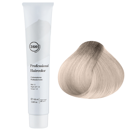 Kaaral 360 Permanent Haircolor Перманентный краситель для волос, тон 11.2 (100 мл) 