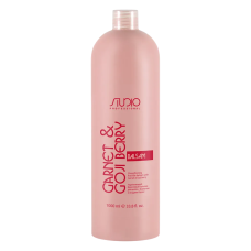 STUDIO Укрепляющий фруктовый бальзам для волос с Гранатом и ягодами Годжи (1000 мл)