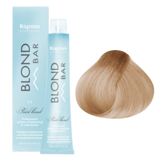 KAPOUS “Blond Bar” Крем-краска, 1036 Золотистый розовый (100 мл)