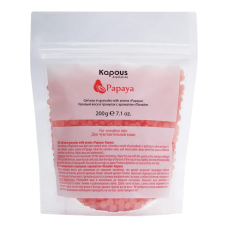 KAPOUS Гелевый воск в гранулах с ароматом «Папайя» (200 гр)