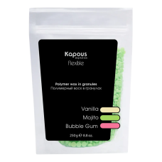 KAPOUS "Flexible" Полимерный воск в гранулах с ароматом Мохито (250 гр)