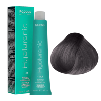 KAPOUS Hyaluronic Крем-краска, 01 Усилитель пепельный (100 мл)