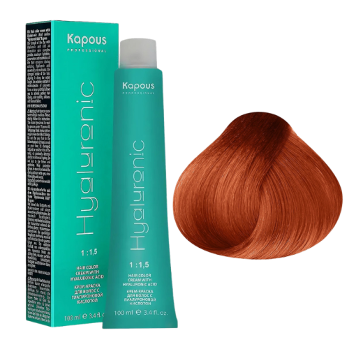 KAPOUS Hyaluronic Крем-краска, 04 Усилитель медный (100 мл)