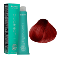 KAPOUS Hyaluronic Крем-краска, 06 Усилитель красный (100 мл)