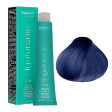 KAPOUS Hyaluronic Крем-краска, 07 Усилитель синий (100 мл)