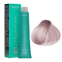 KAPOUS Hyaluronic Крем-краска, 10.016 Платиновый блондин пастельный жемчужный (100 мл)