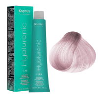 KAPOUS Hyaluronic Крем-краска, 10.086 Платиновый блондин пастельный латте (100 мл)