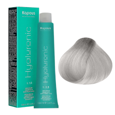 KAPOUS Hyaluronic Крем-краска, 10.12 платиновый блондин пепельный перламутровый (100 мл)