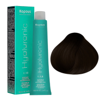 KAPOUS Hyaluronic Крем-краска, 4.0 Коричневый (100 мл)