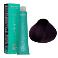 KAPOUS Hyaluronic Крем-краска, 4.2 Коричневый фиолетовый (100 мл)