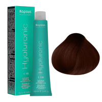 KAPOUS Hyaluronic Крем-краска, 4.4 Коричневый медный (100 мл)