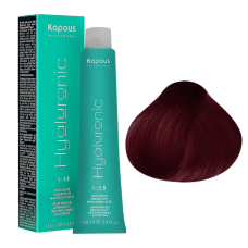 KAPOUS Hyaluronic Крем-краска, 4.5 Коричневый махагоновый (100 мл)