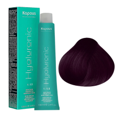 KAPOUS Hyaluronic Крем-краска, 4.6 Коричневый красный (100 мл)