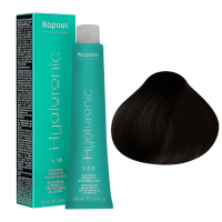KAPOUS Hyaluronic Крем-краска, 4.8 Коричневый какао (100 мл)