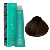 KAPOUS Hyaluronic Крем-краска, 5.07 Светлый коричневый натуральный холодный (100 мл)