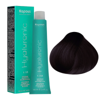 KAPOUS Hyaluronic Крем-краска, 5.18 Светлый коричневый лакричный (100 мл)