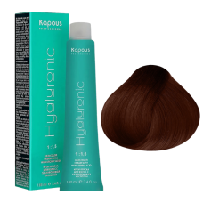 KAPOUS Hyaluronic Крем-краска, 5.4 Светлый коричневый медный (100 мл)