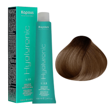 KAPOUS Hyaluronic Крем-краска, 6.23 Темный блондин перламутровый (100 мл)
