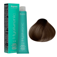 KAPOUS Hyaluronic Крем-краска, 6.3 Темный блондин золотистый (100 мл)