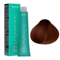 KAPOUS Hyaluronic Крем-краска, 6.4 Темный блондин медный (100 мл)
