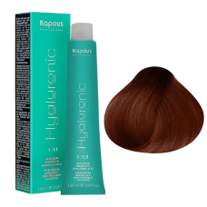 KAPOUS Hyaluronic Крем-краска, 6.4 Темный блондин медный (100 мл)