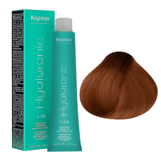 KAPOUS Hyaluronic Крем-краска, 6.43 Темный блондин медный золотистый (100 мл)