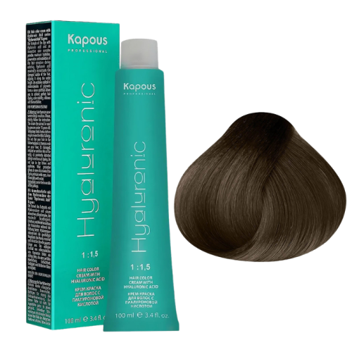 KAPOUS Hyaluronic Крем-краска, 6.575 Темный блондин пралине (100 мл)
