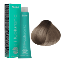 KAPOUS Hyaluronic Крем-краска, 7.21 Блондин перламутровый пепельный (100 мл)