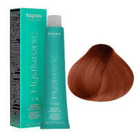 KAPOUS Hyaluronic Крем-краска, 7.44 Блондин медный интенсивный (100 мл)