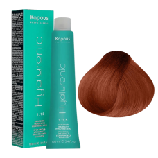 KAPOUS Hyaluronic Крем-краска, 7.44 Блондин медный интенсивный (100 мл)